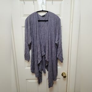 Asymmetrical gray cardigan torrid size 6